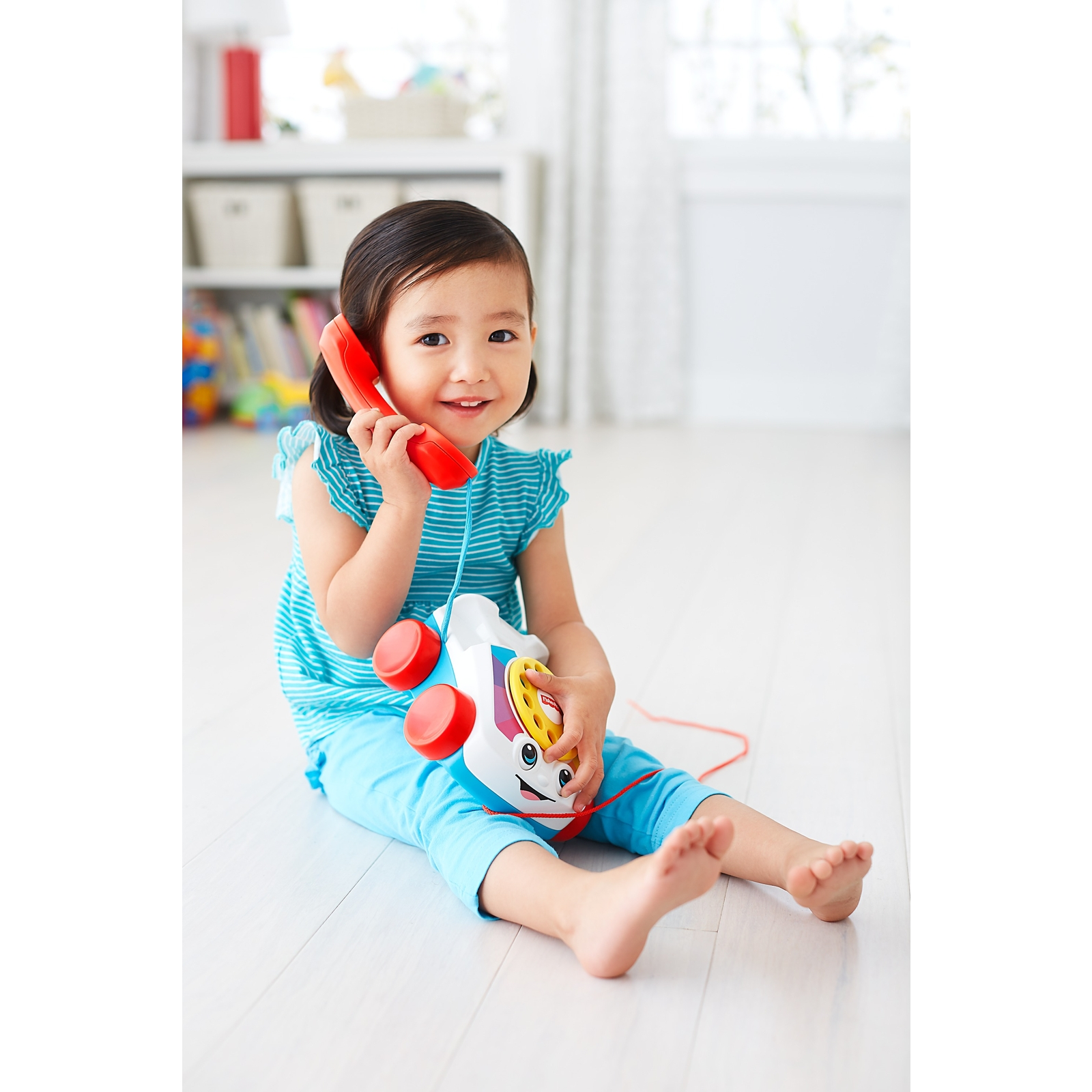 Каталка Fisher Price Телефон на веревочке - фото 10