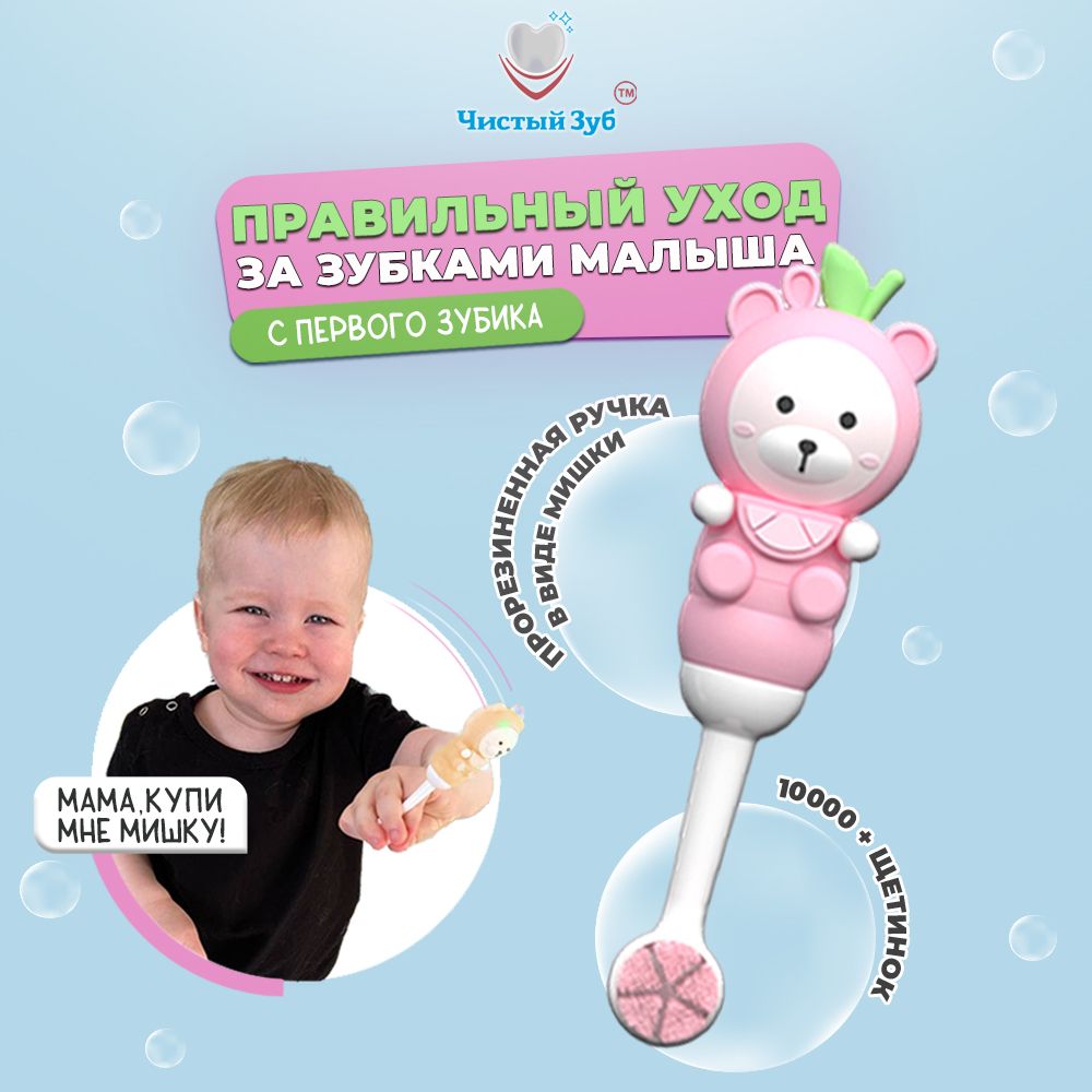 Зубная щетка классическая Чистый Зуб от 0 лет - фото 10