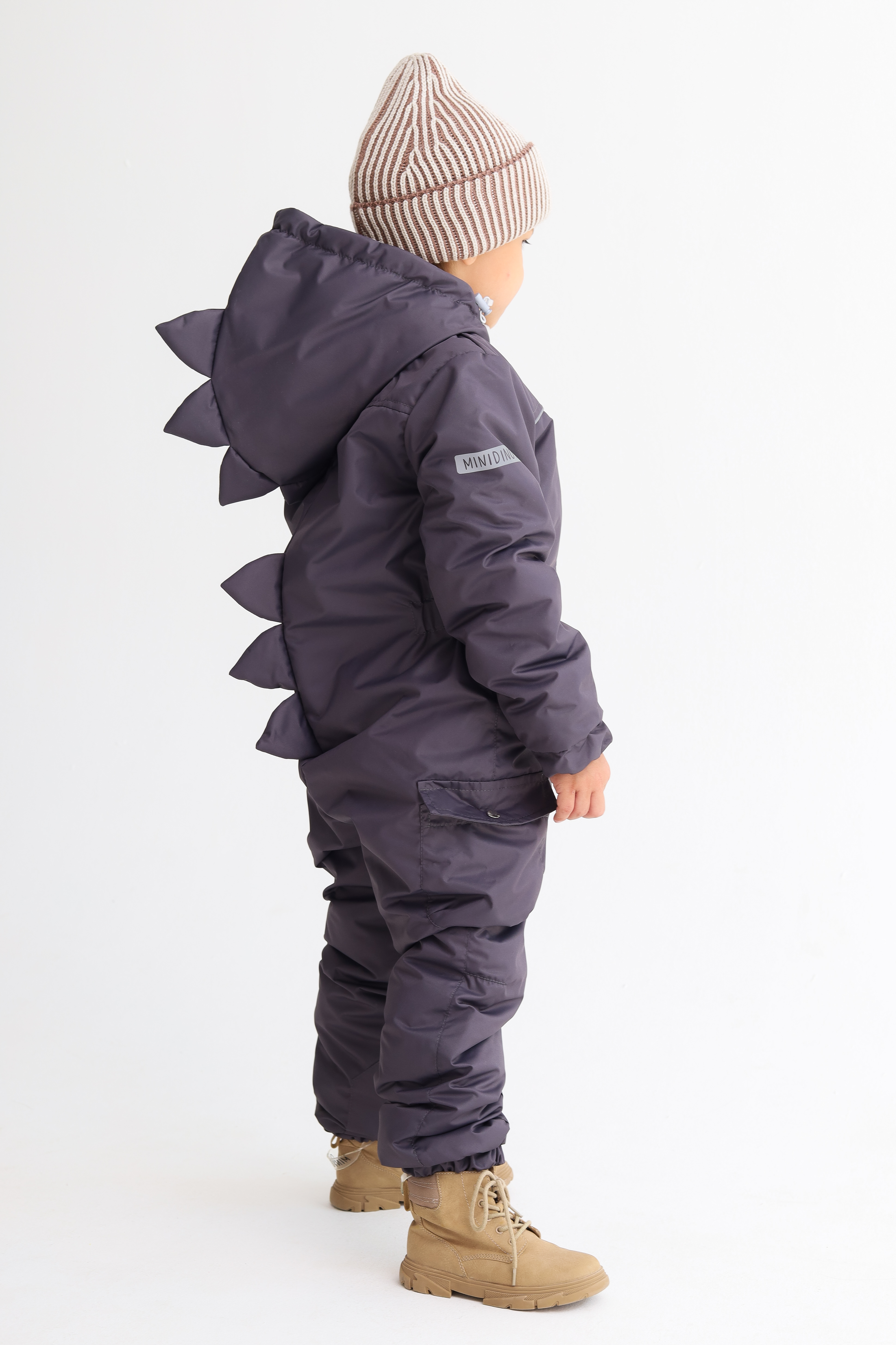 Комбинезон MINIDINO B-KOM-001/ДКомбинезон детский демисезонный Дино олово - фото 2