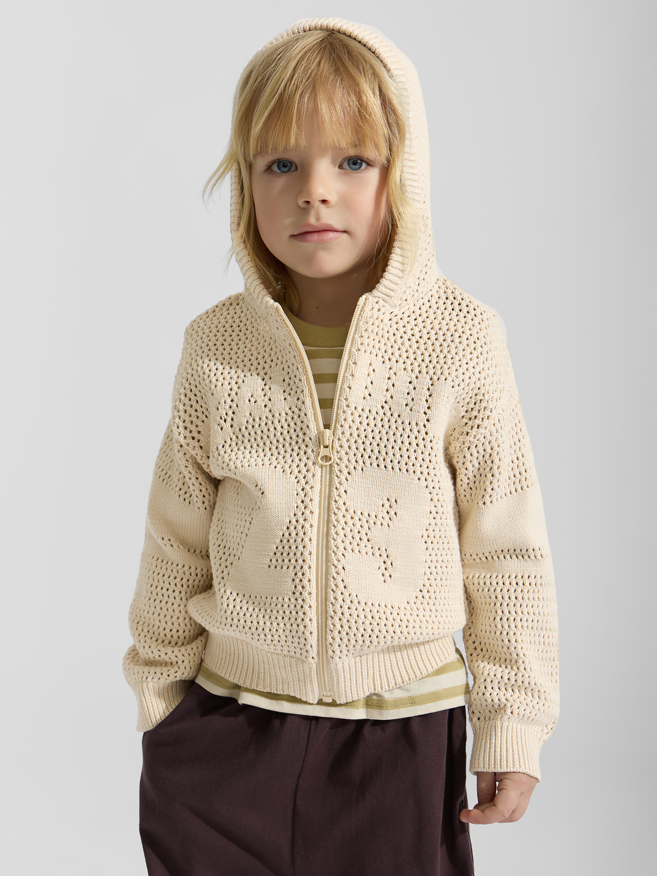 Толстовка Happy Baby 88686-1_grey - фото 1