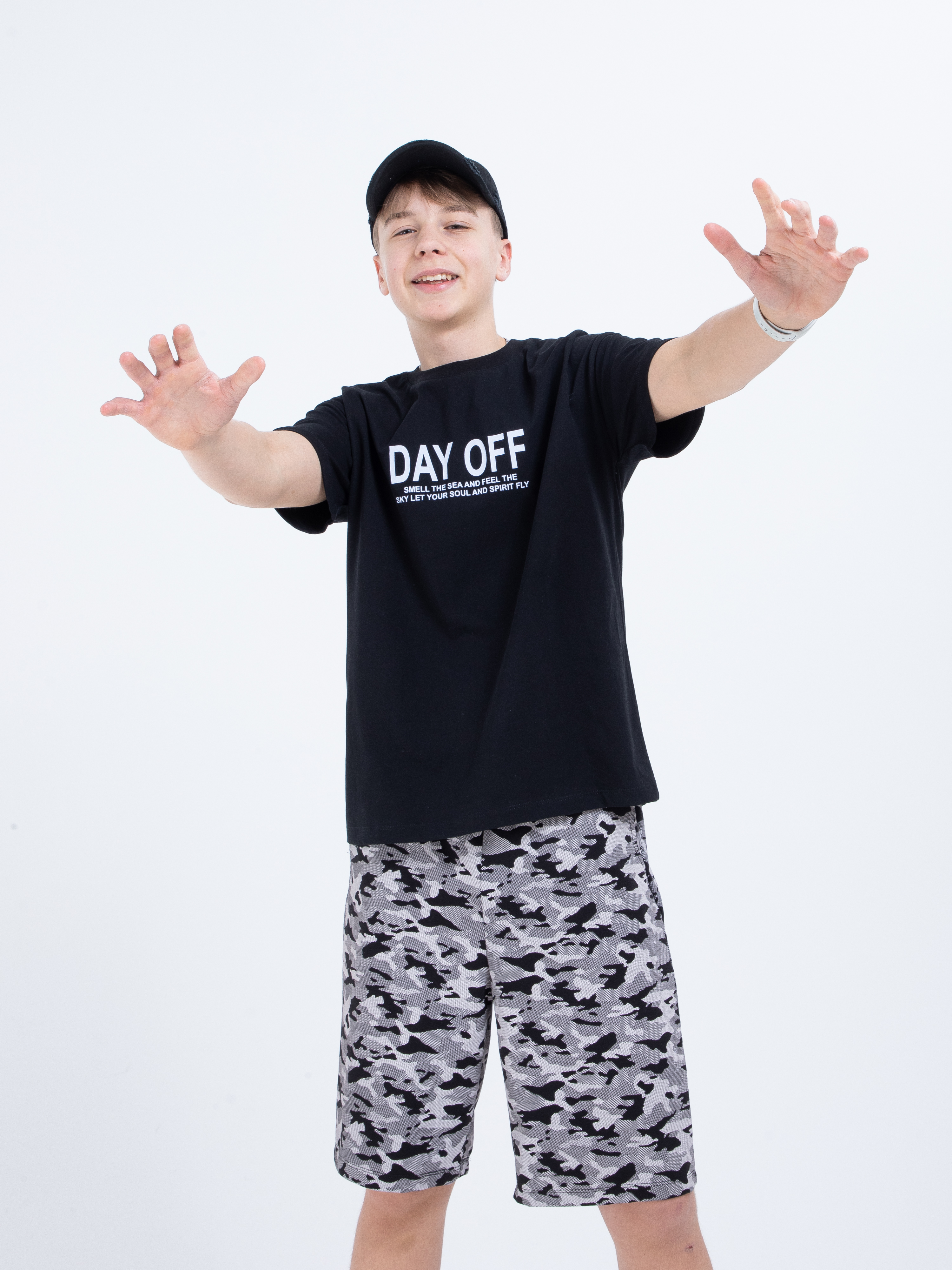 Шорты Lets Go 10413_св.серый - фото 11