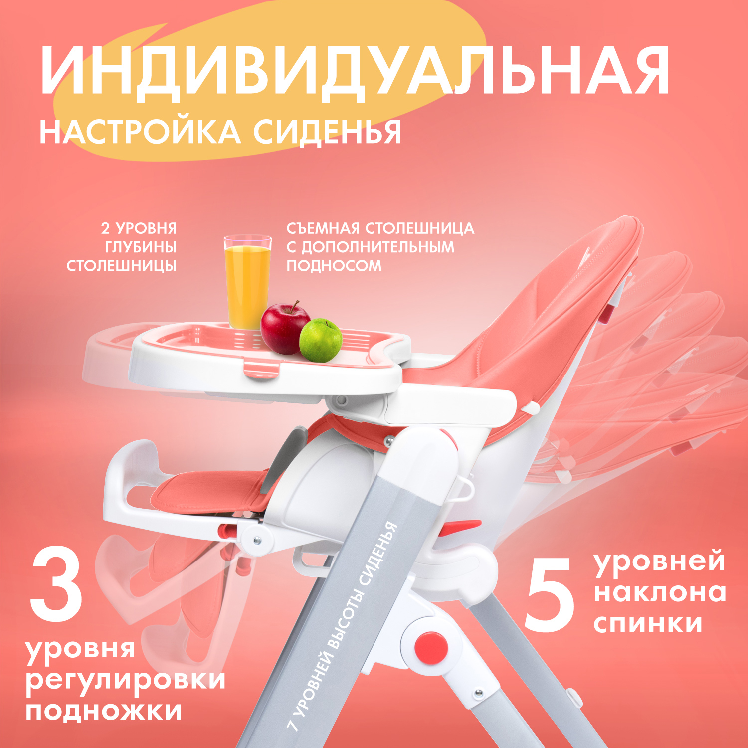 Стульчик для кормления Nuovita Futuro Senso классический - фото 3