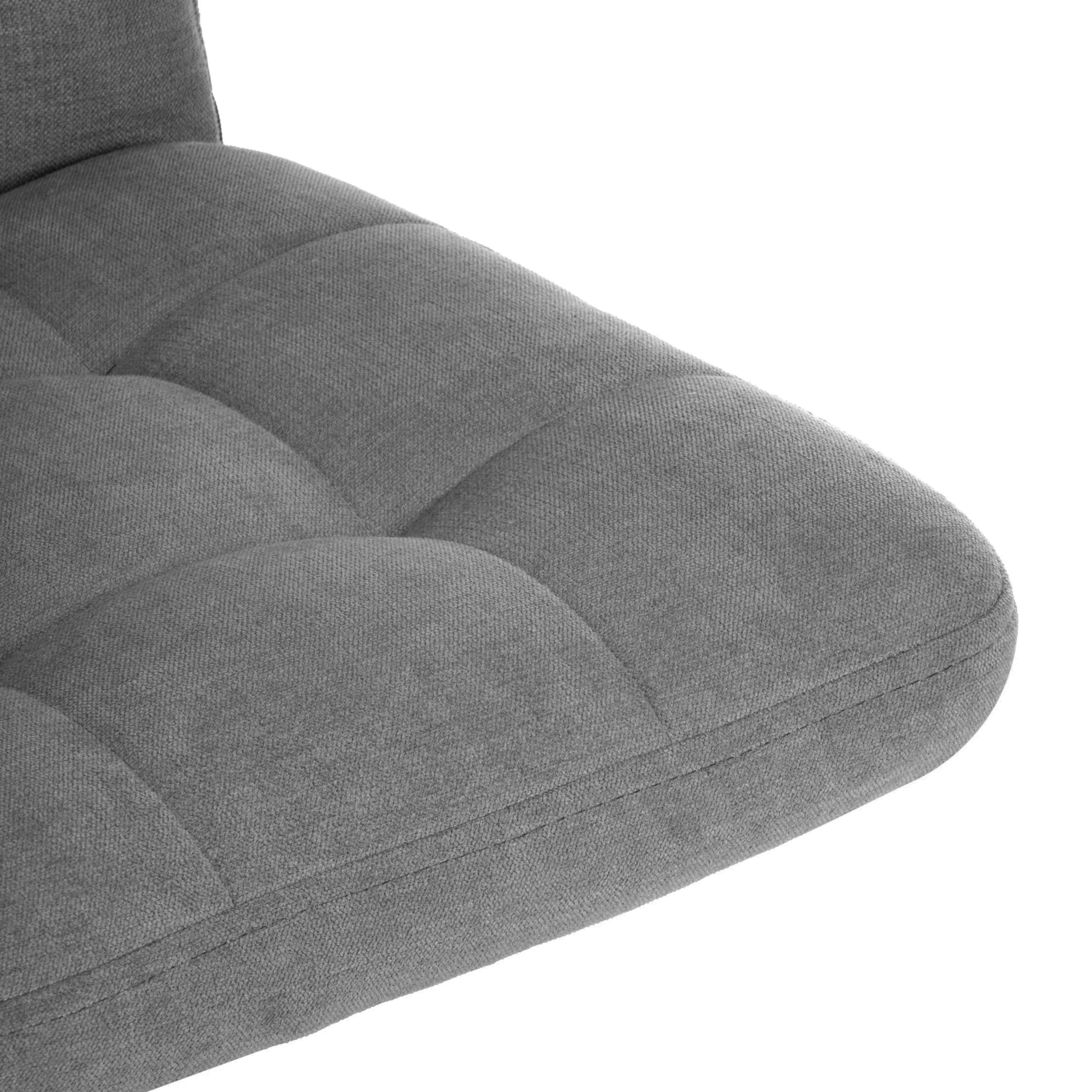 Компьютерное кресло TETCHAIR FIESTA metalBL, ткань, серый - фото 7