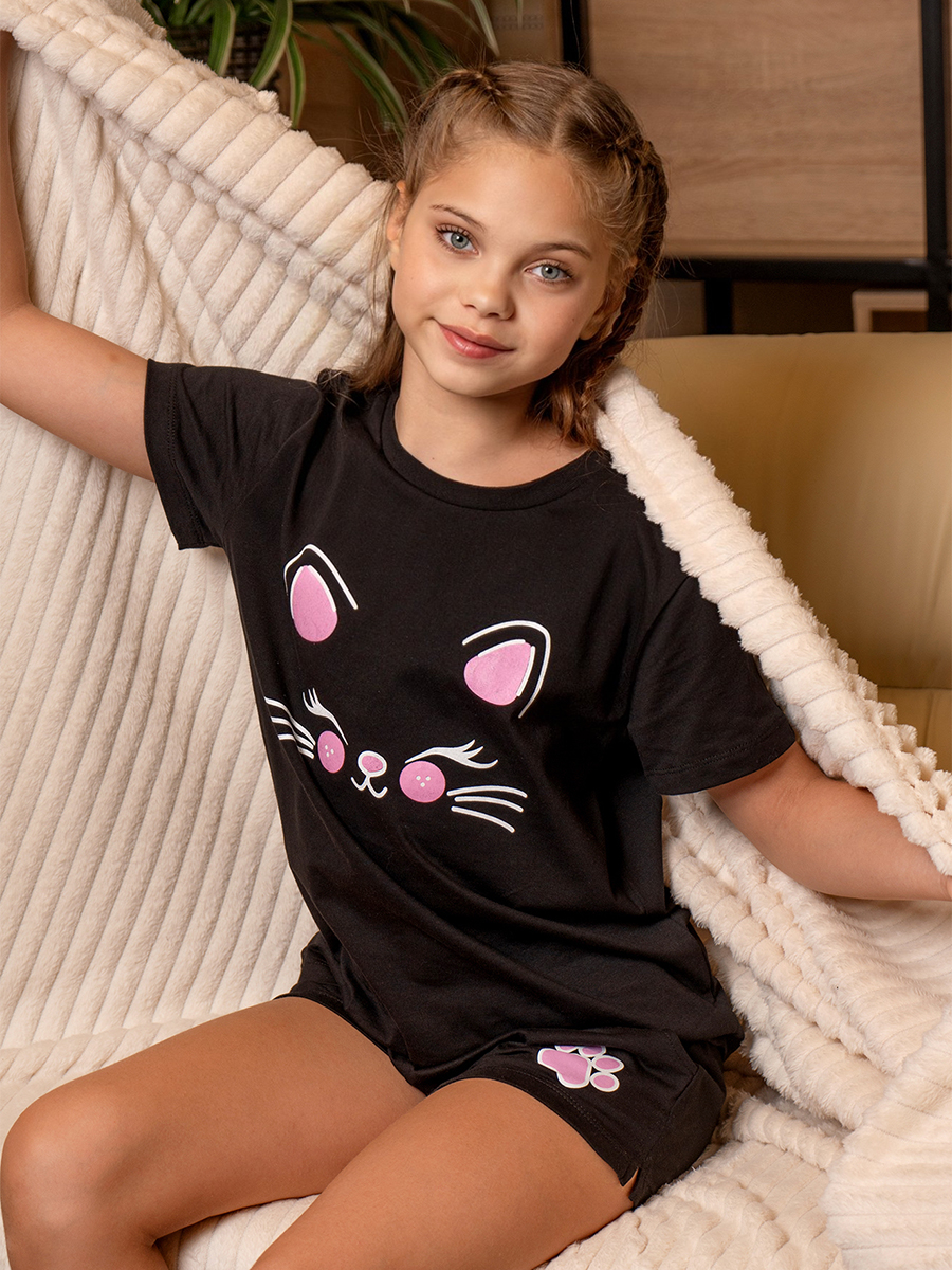 Пижама HappyFox HF9148черный - фото 11