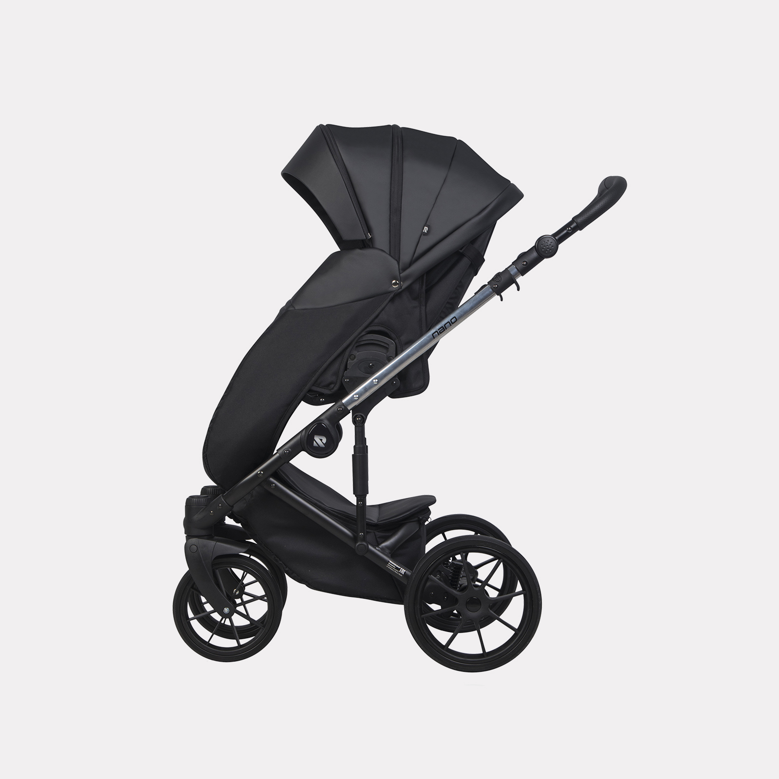 Коляска 2в1 Riko Nano Thermo Ecco черный - фото 12