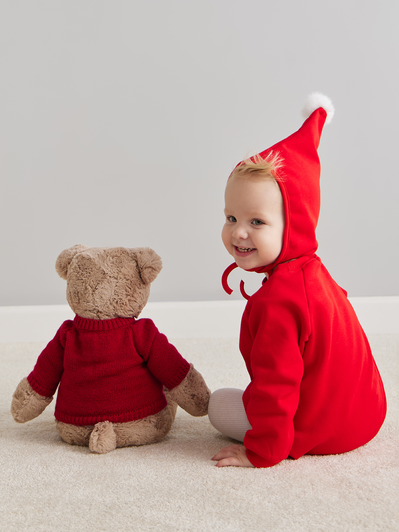 Боди и шапочка Happy Baby 88573-0_red - фото 21