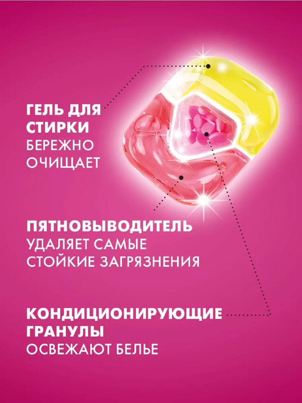 Капсулы для стирки NAMZA doypack UNIVERSAL 0.6 кг 60 шт. - фото 2