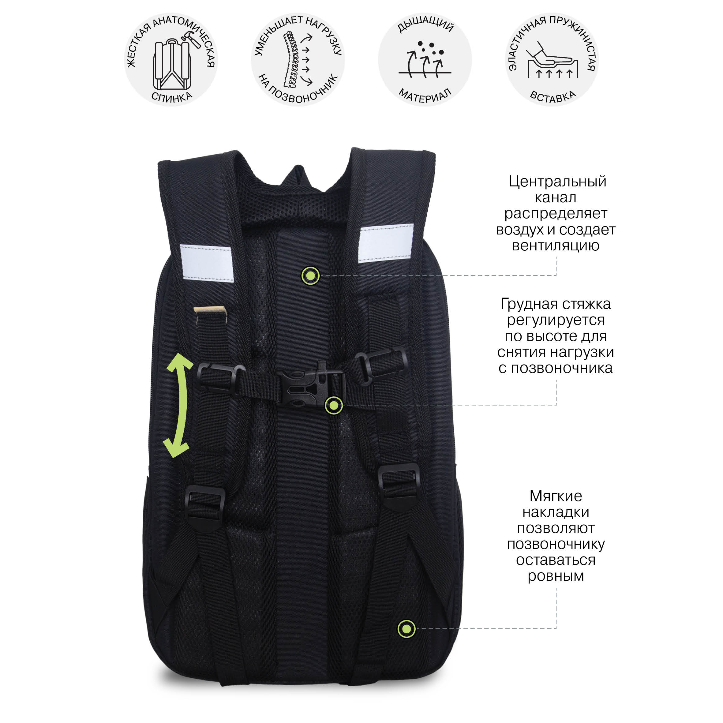 Ранец Grizzly Балерина - фото 11