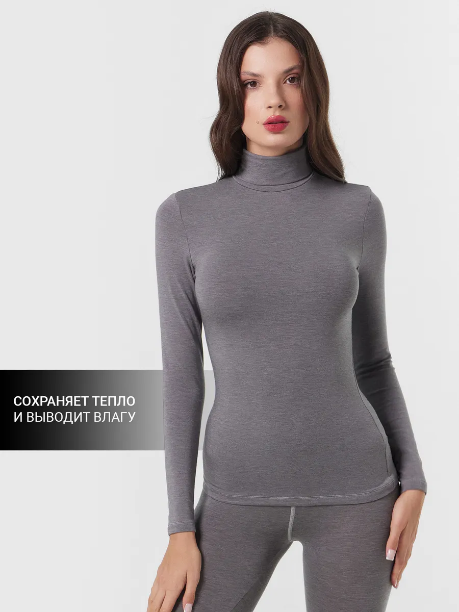 Термолонгслив Mark Formelle (Марк Формэль) 602331/серый меланж 4306-А - фото 13