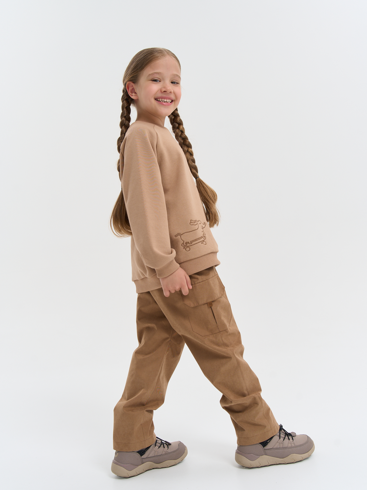 Брюки BUNGLY 1R2914/Орех - фото 3