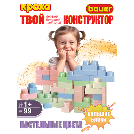 Конструктор BAUER Кроха 99 дет.