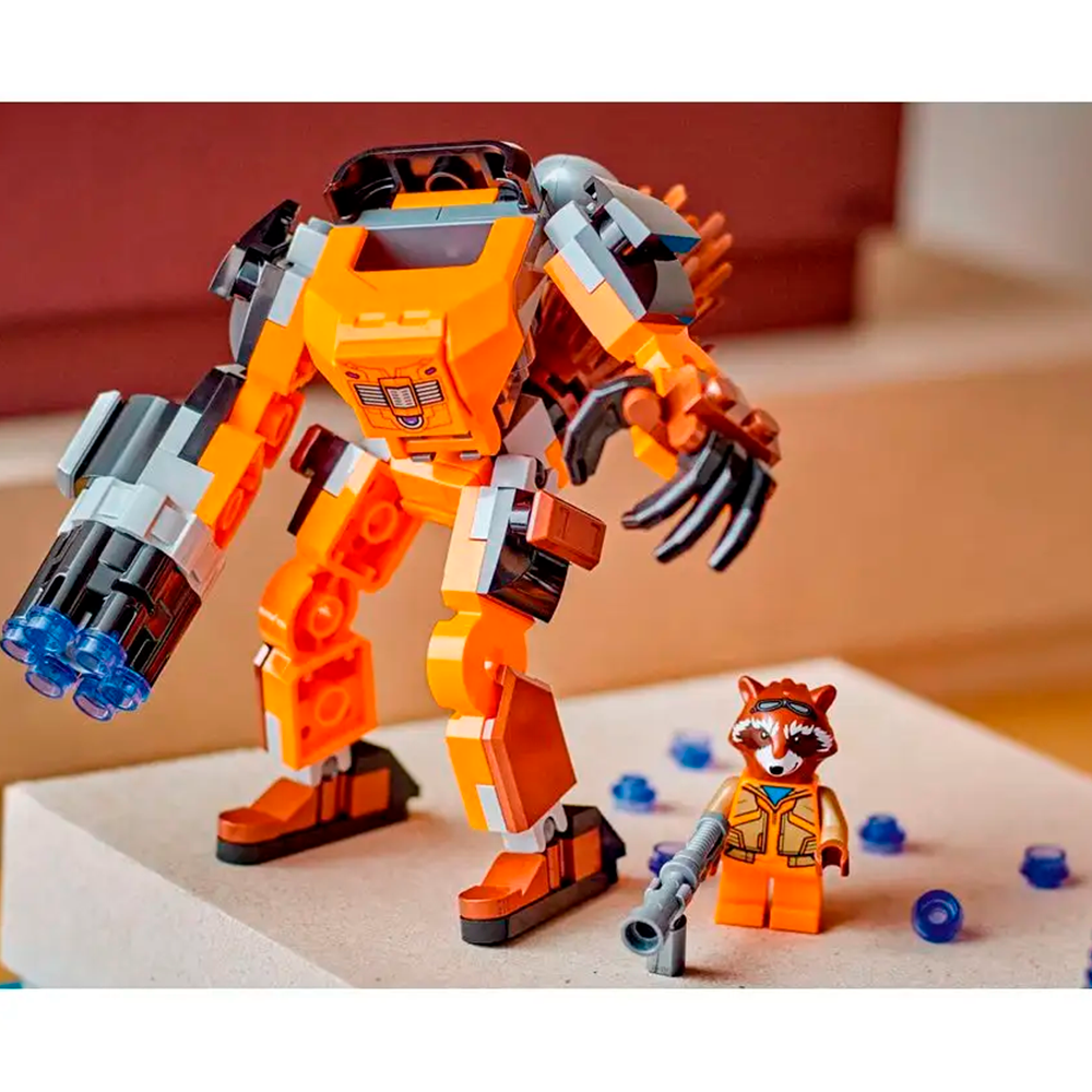 Конструктор LEGO Marvel Super Heroes Енот Ракета 98 дет. - фото 8