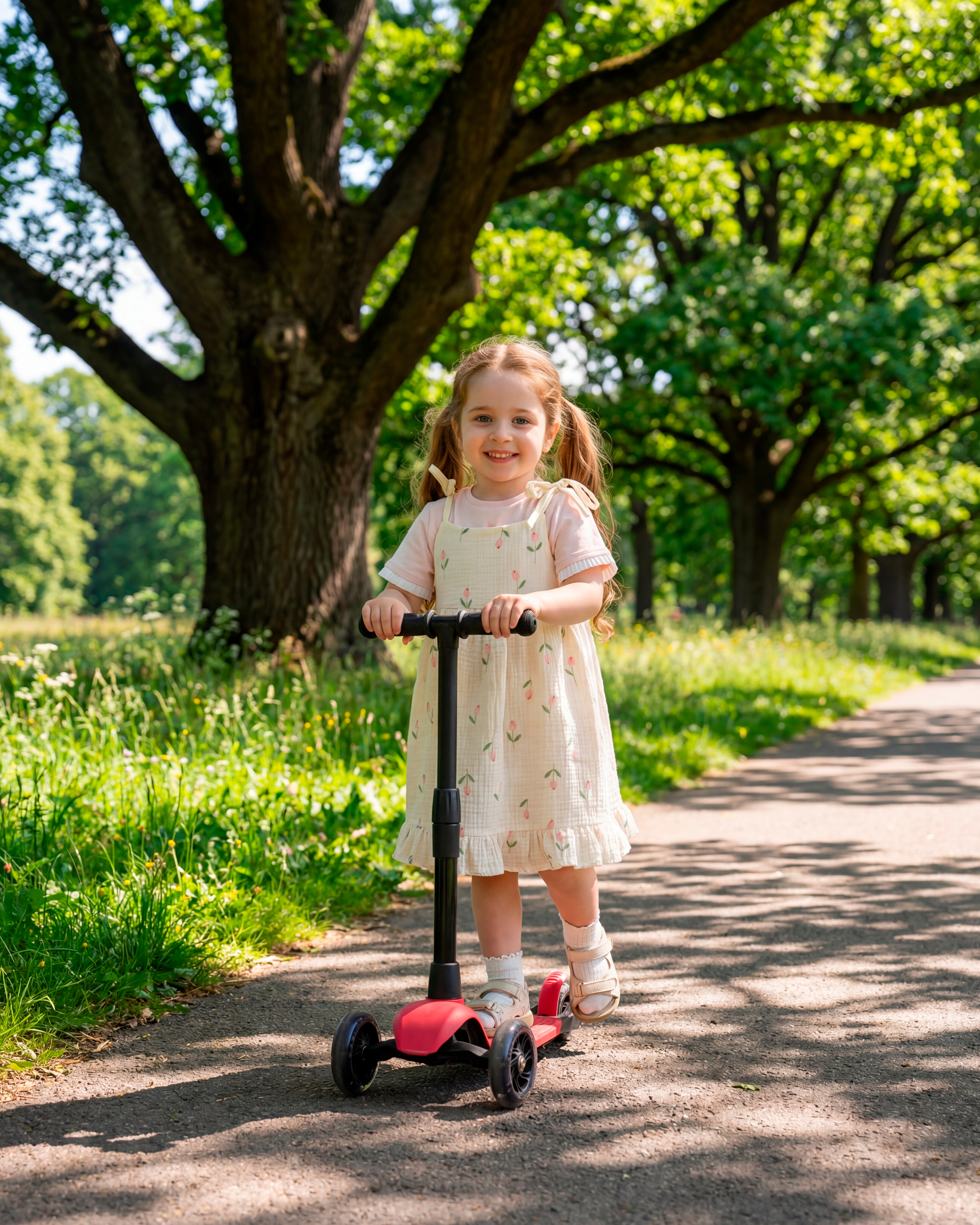 Самокат ZEBRA трехколесный - фото 2