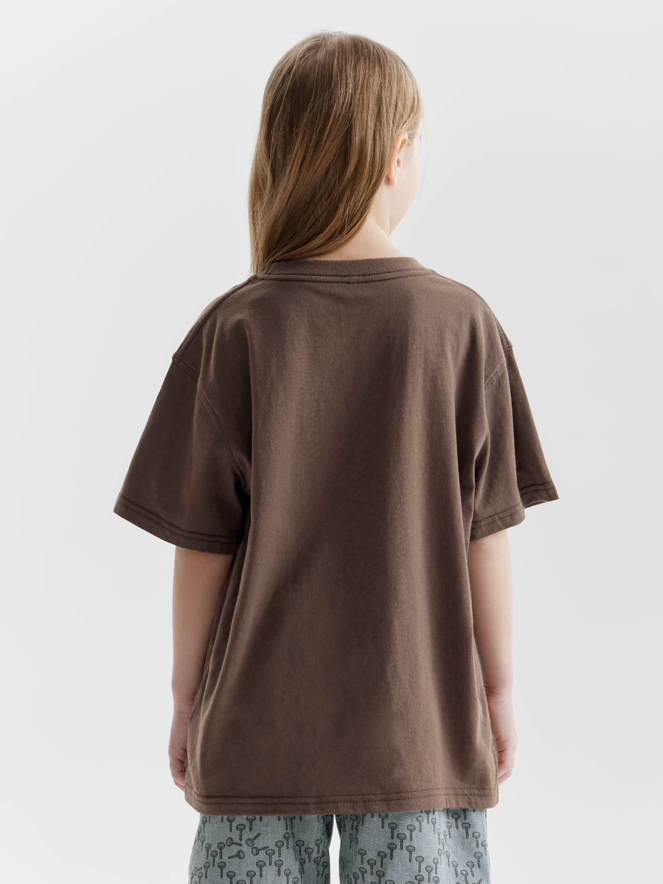 Футболка Happy Baby 88297-0_dark brown (text) - фото 2