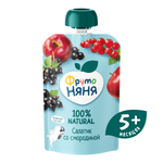 Пюре ФрутоНяня Салатик со смородиной с 5 мес 90 г