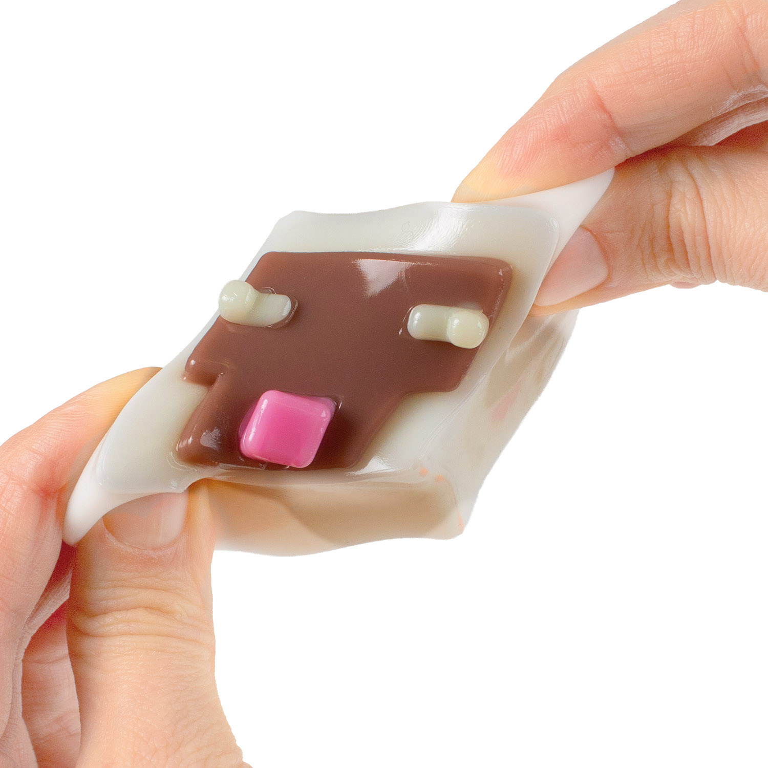 Игрушка-антистресс ТапМи сквиш Кубики Белый - фото 4