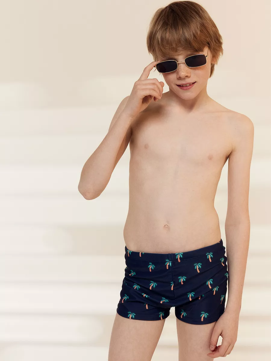 Плавки Mark Formelle (Марк Формэль) 703363/пальмы на синем - фото 4