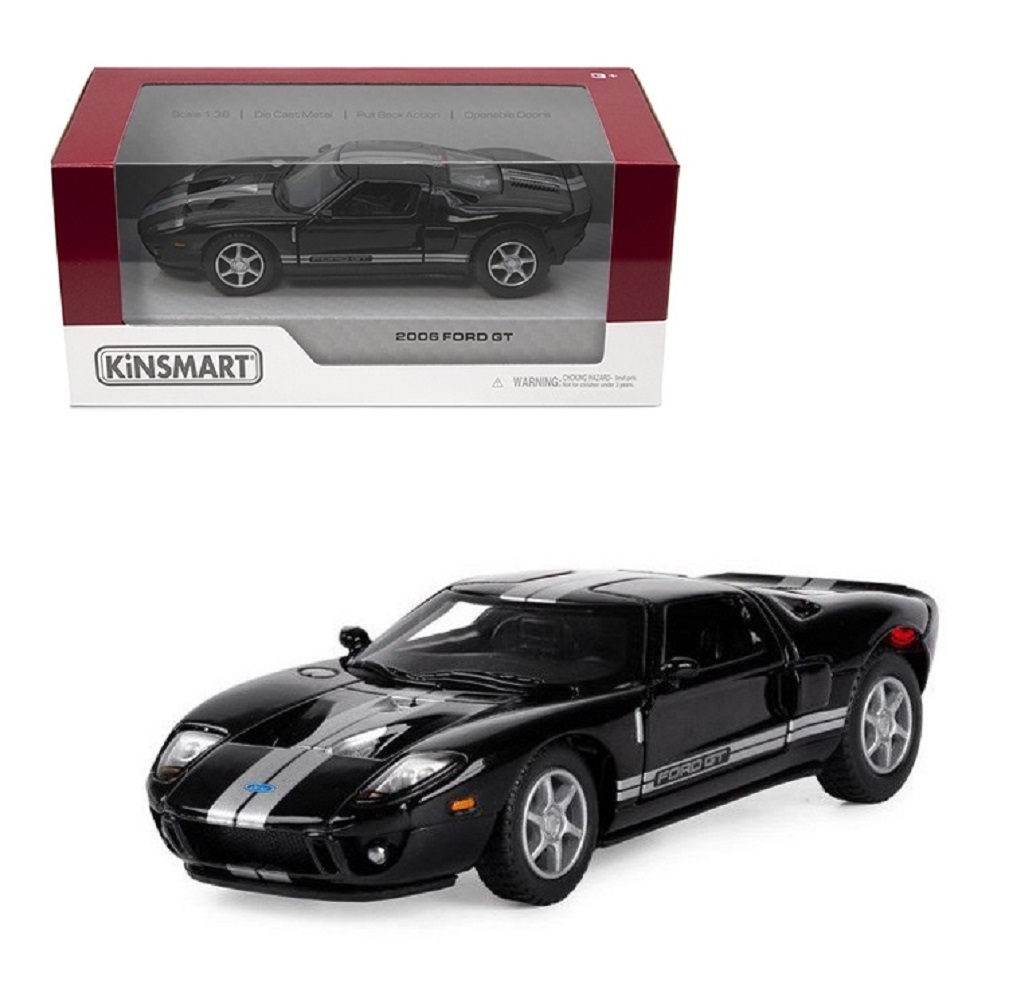 Автомобиль KINSMART Ford GT 2006 черная 1:36 KT5092/4 - фото 1