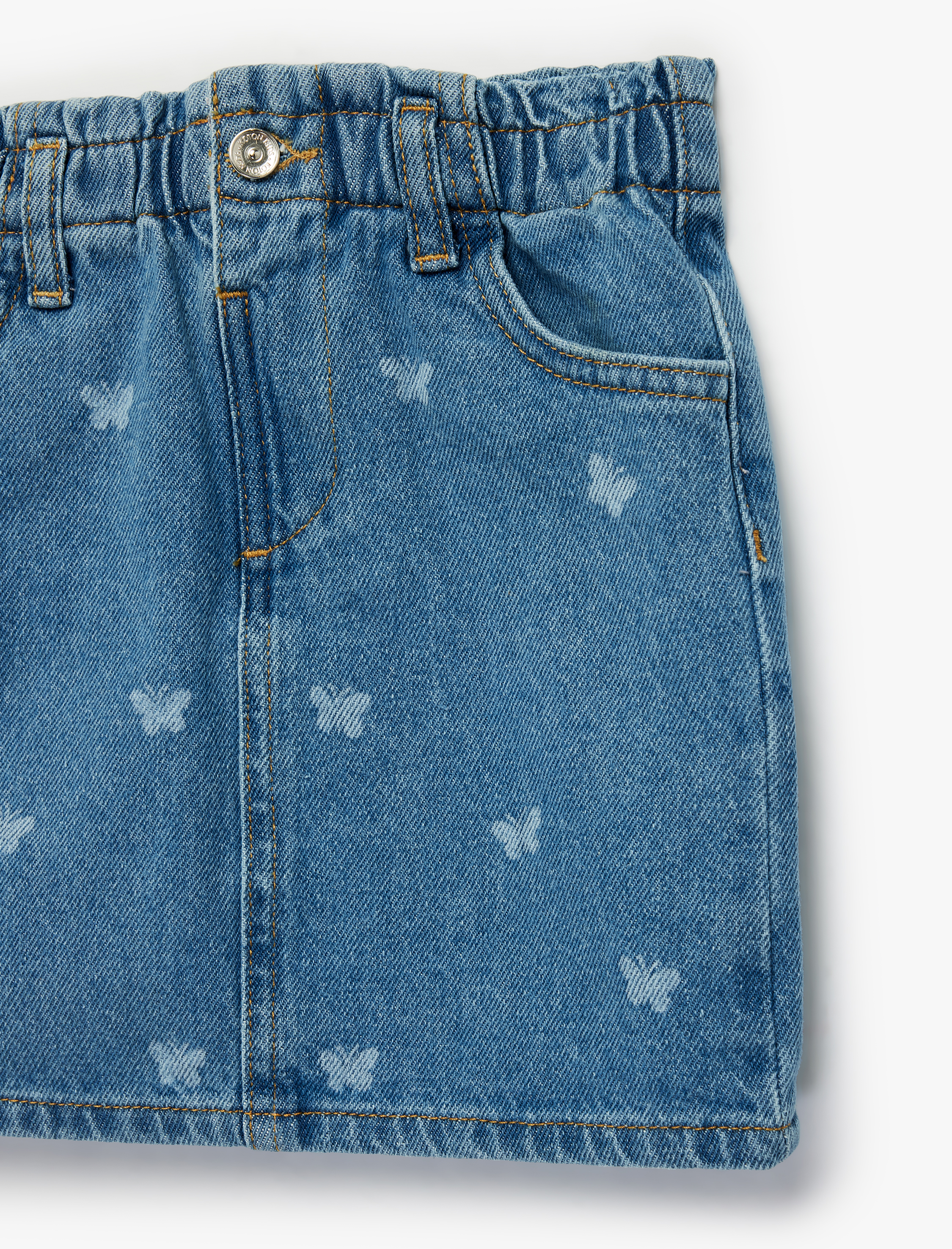 Джинсовая юбка KOTON 6SMG70002ADMID - фото 3