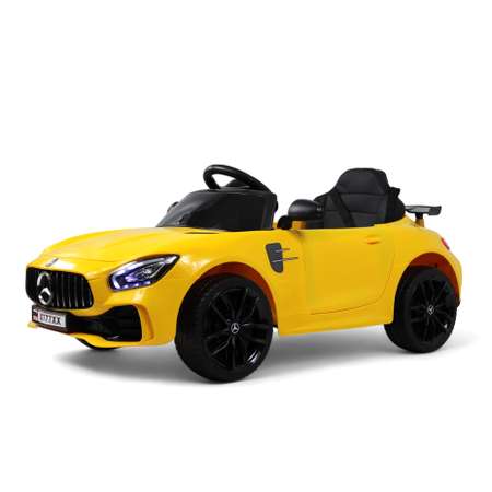 Электромобиль RIVERTOYS Mercedes X777XX-AMG-YELLOW С пультом ДУ