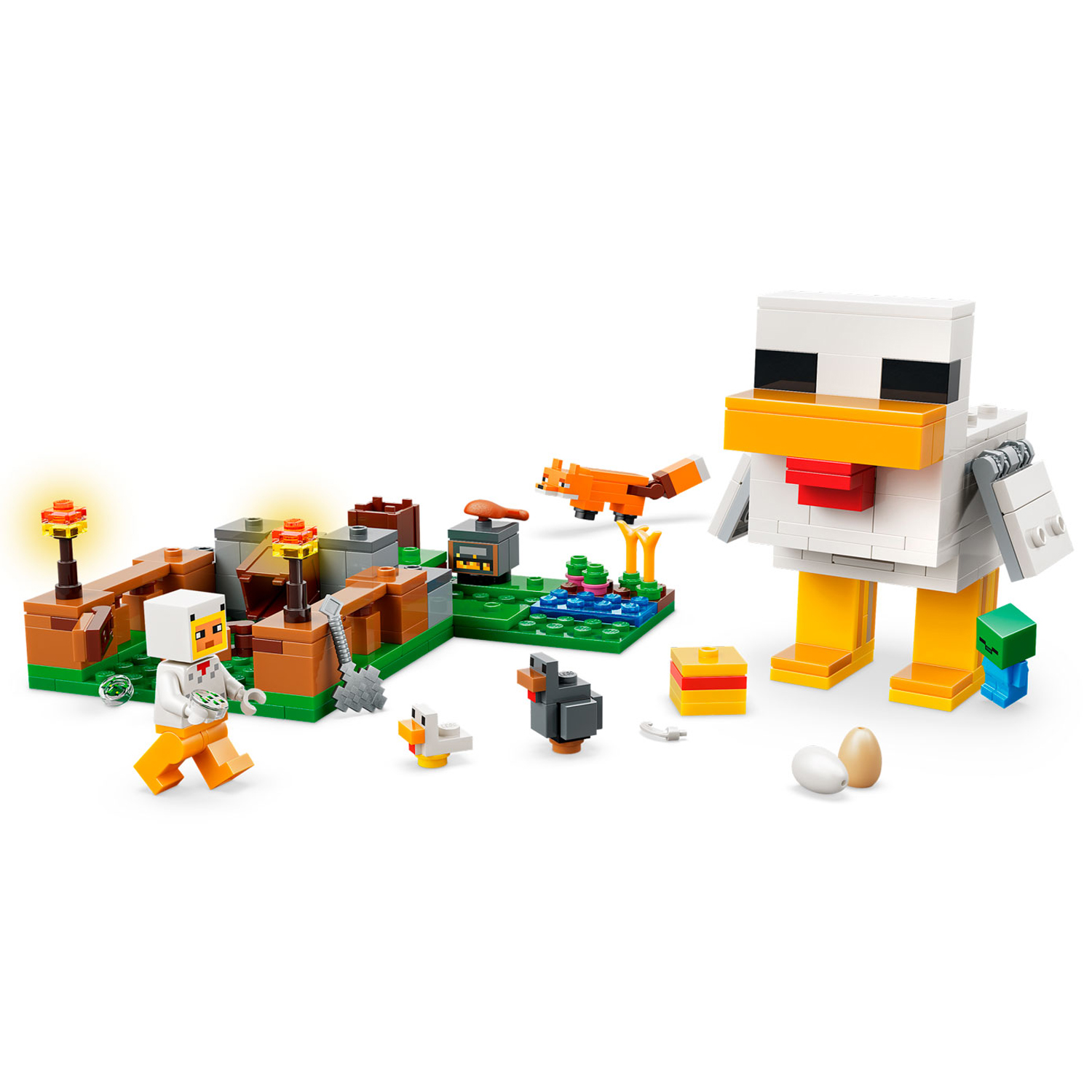 Конструктор LEGO Minecraft Куриная ферма 233 дет. - фото 4