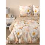 Комплект постельного белья BRAVO Флоревия поплин полутораспальный 4 предм.