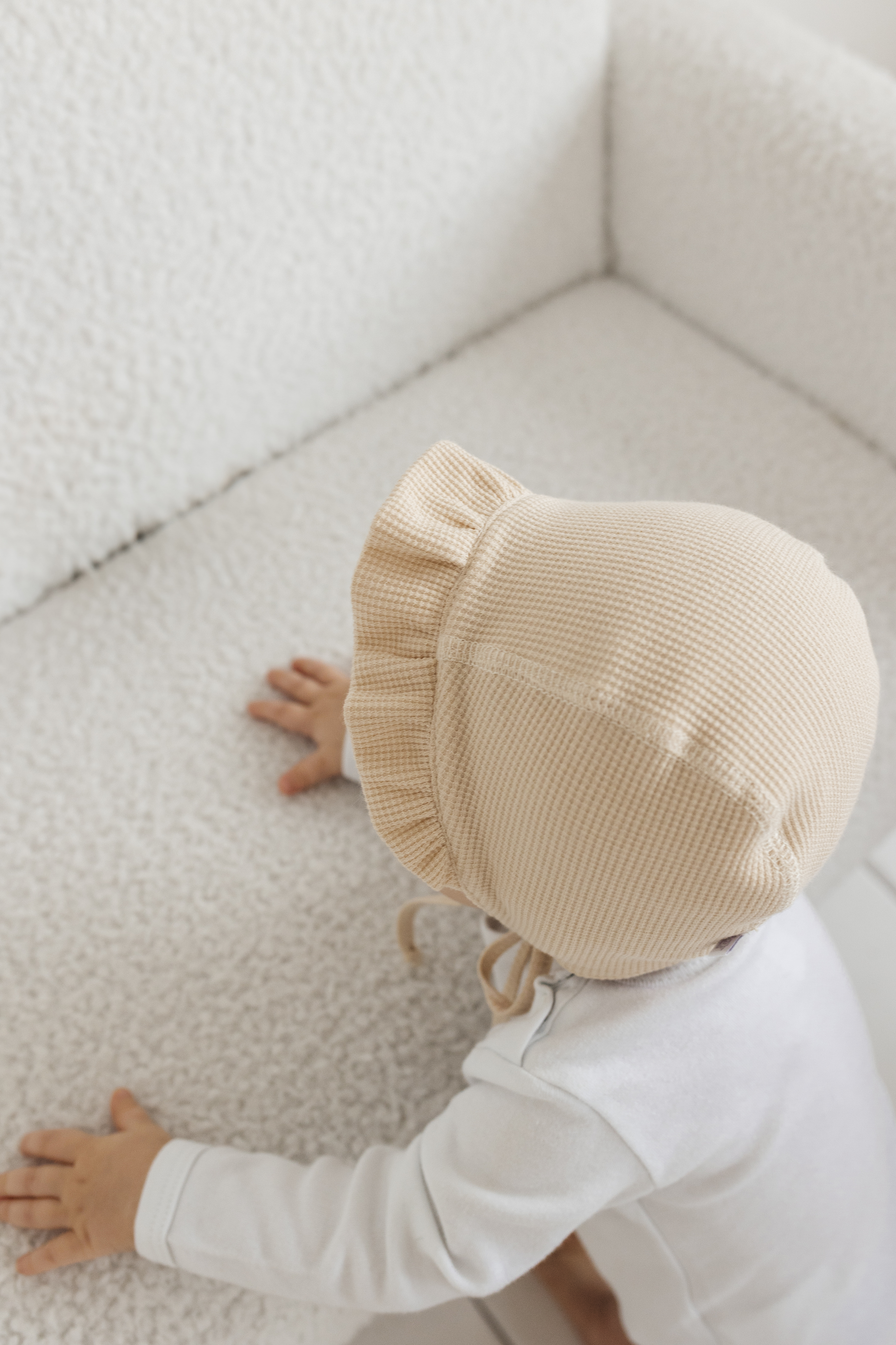 Чепчик Чудо-Кроха I-164 /бежевый вафелька - фото 6