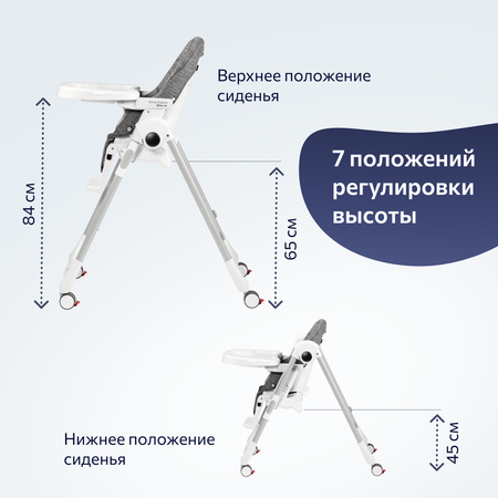 Стульчик для кормления Peg-Perego Prima Pappa Follow Me классический