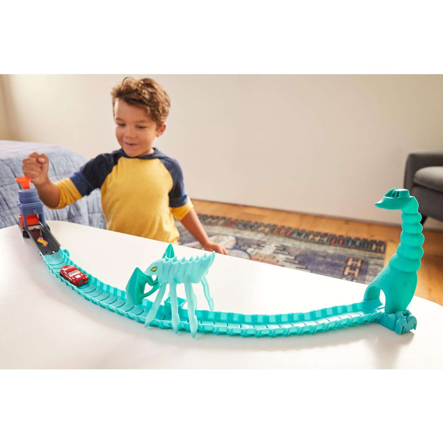 Трек Hot Wheels Атака ядовитого скорпиона с пусковой установкой FNB05 - фото 10