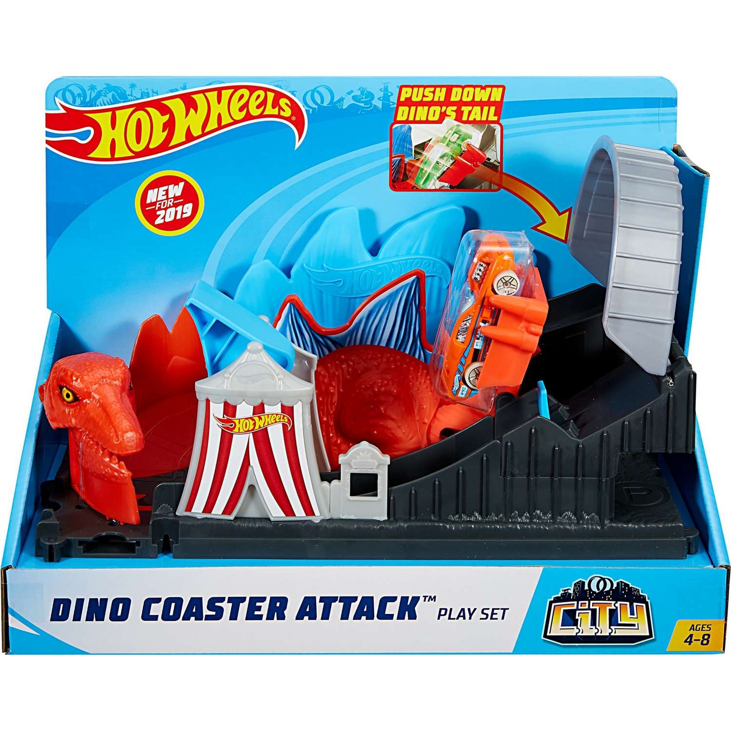 Трек Hot Wheels Сити с монстрами-злодеями в ассортименте FNB05 - фото 6