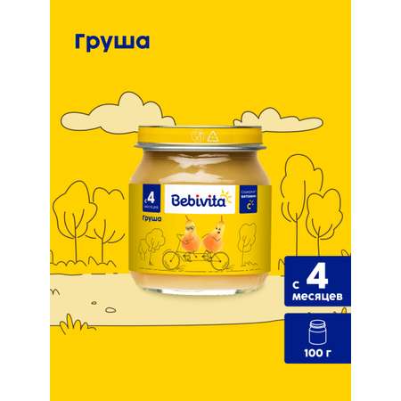 Пюре Bebivita Груша с 4 мес 100 г