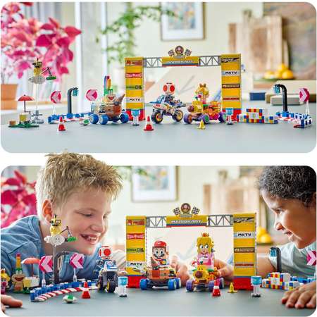 Конструктор LEGO Super Mario Малышка Пич и Гран-При блочный
