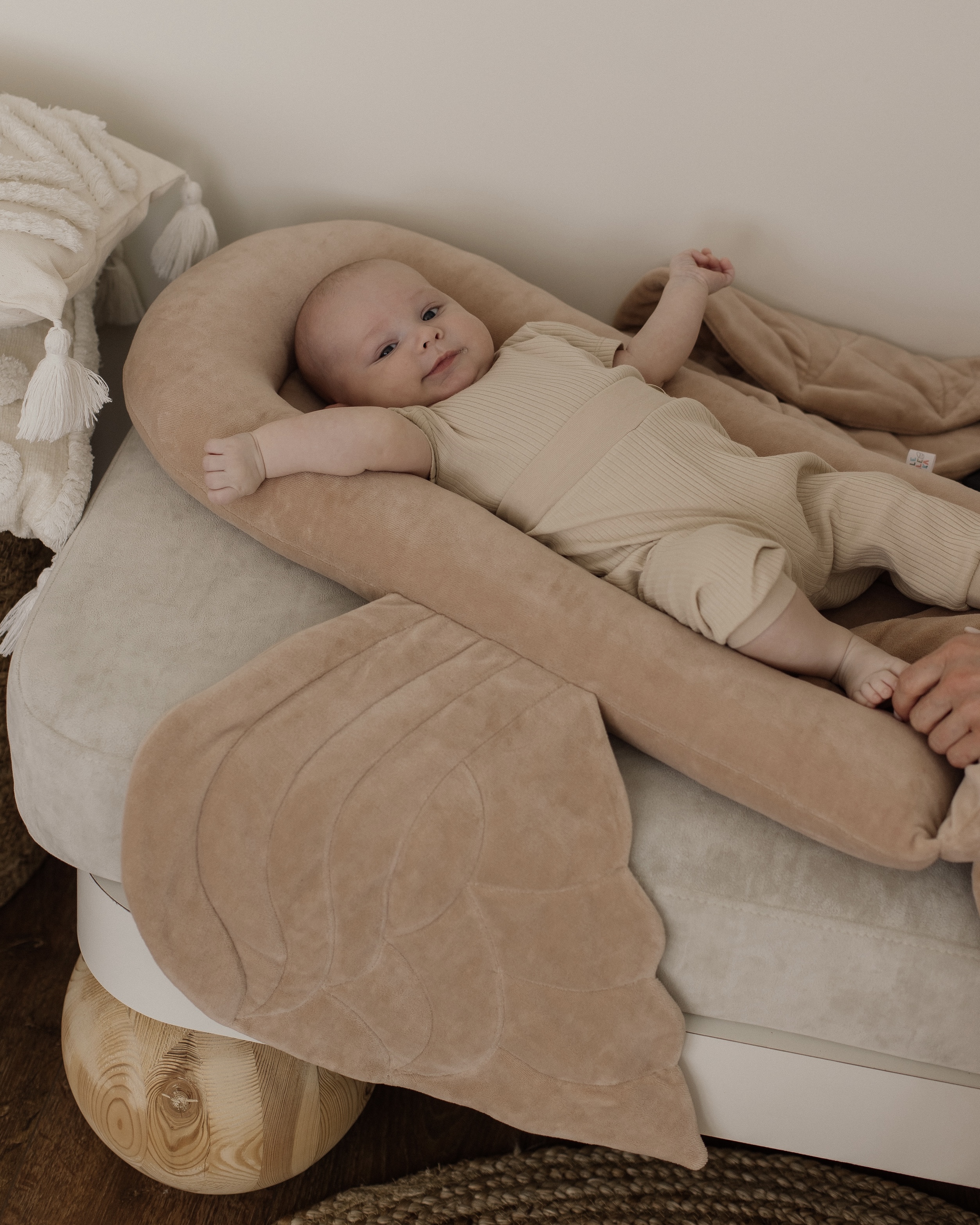Матрас гнездышко Лелекия Little Angel kokon-LA/beige - фото 1