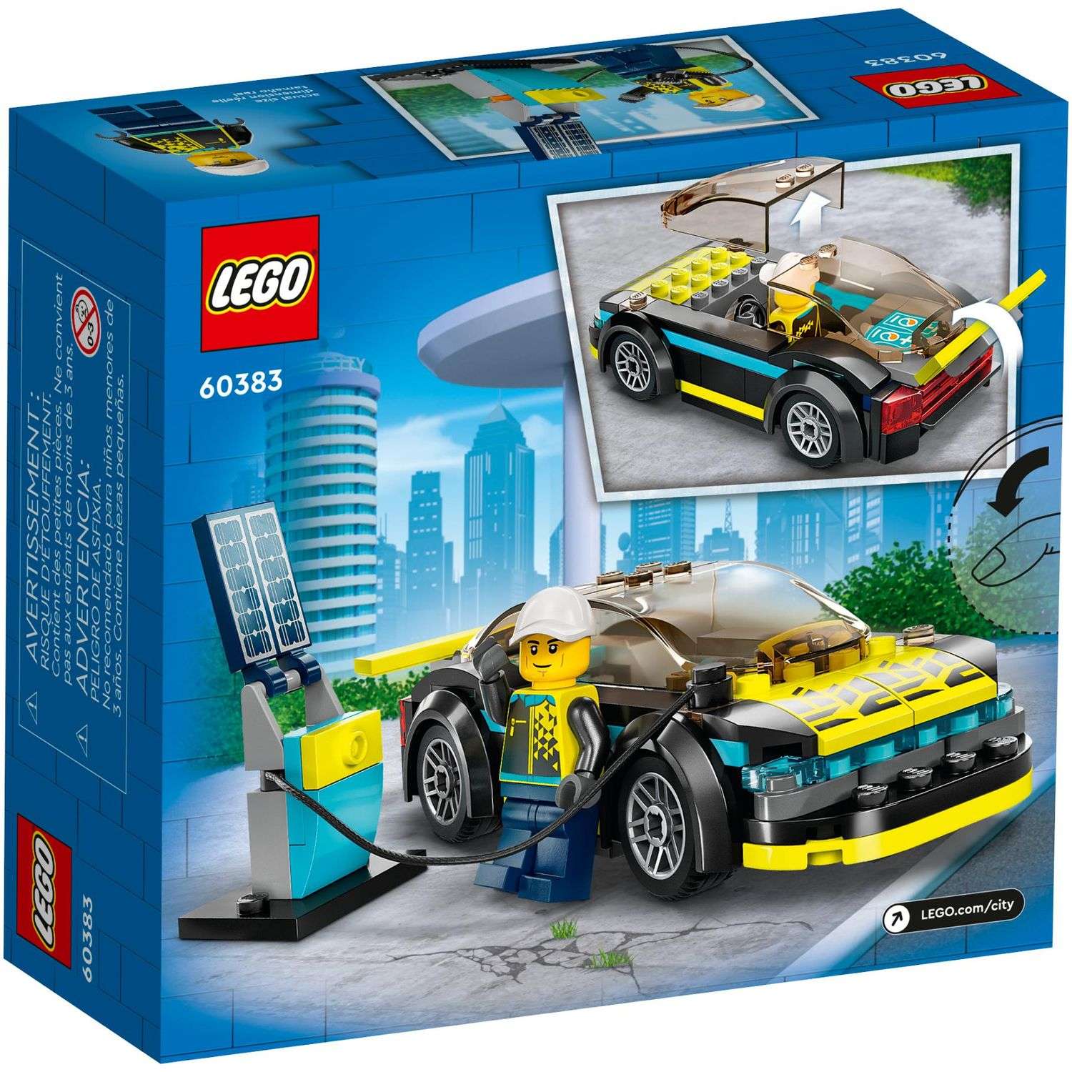 Конструктор LEGO City Электрический спорткар блочный - фото 6