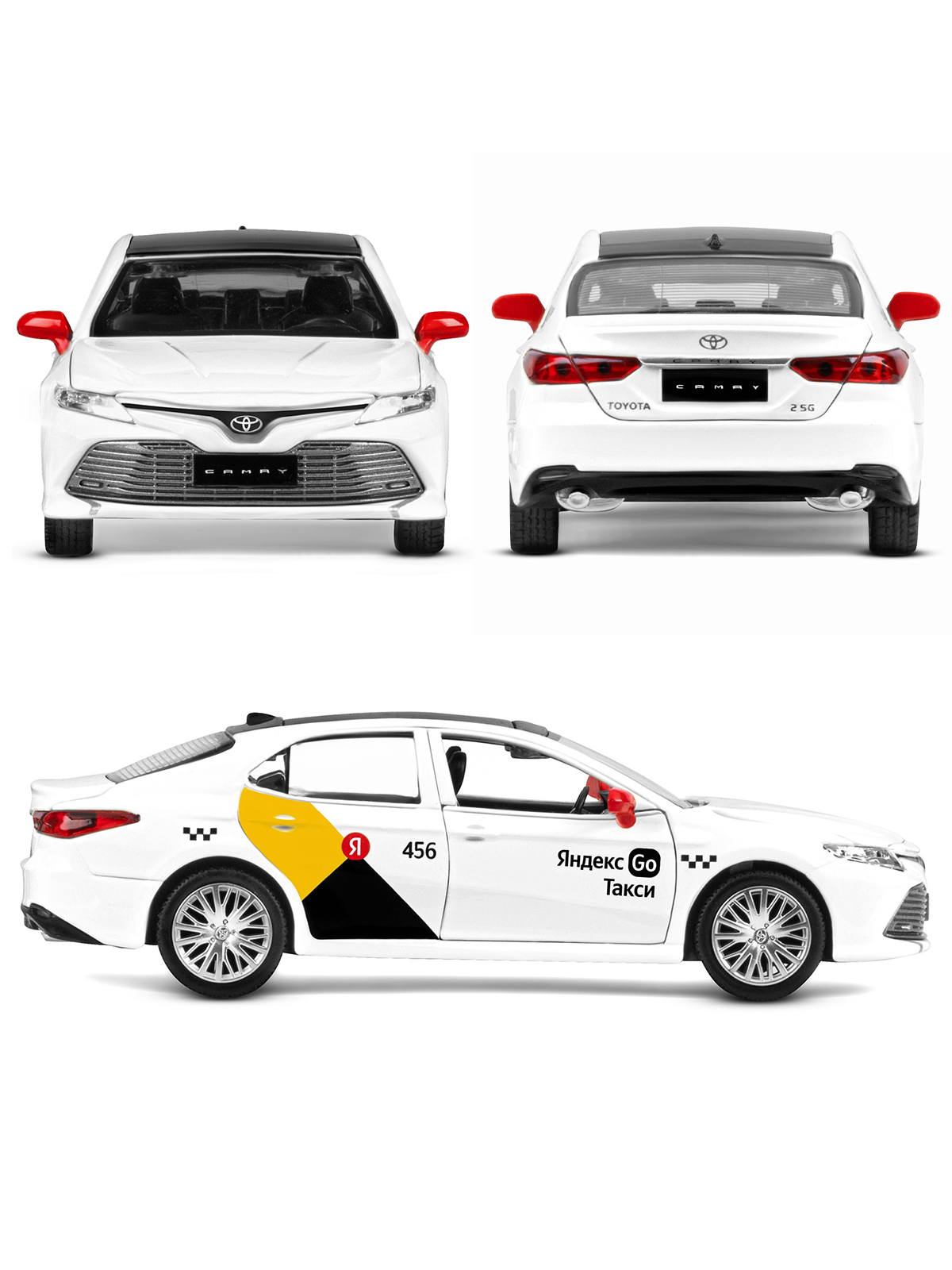 Автомобиль Яндекс GO Toyota Camry Такси озвучено Алисой 1:34 JB1251483 - фото 8