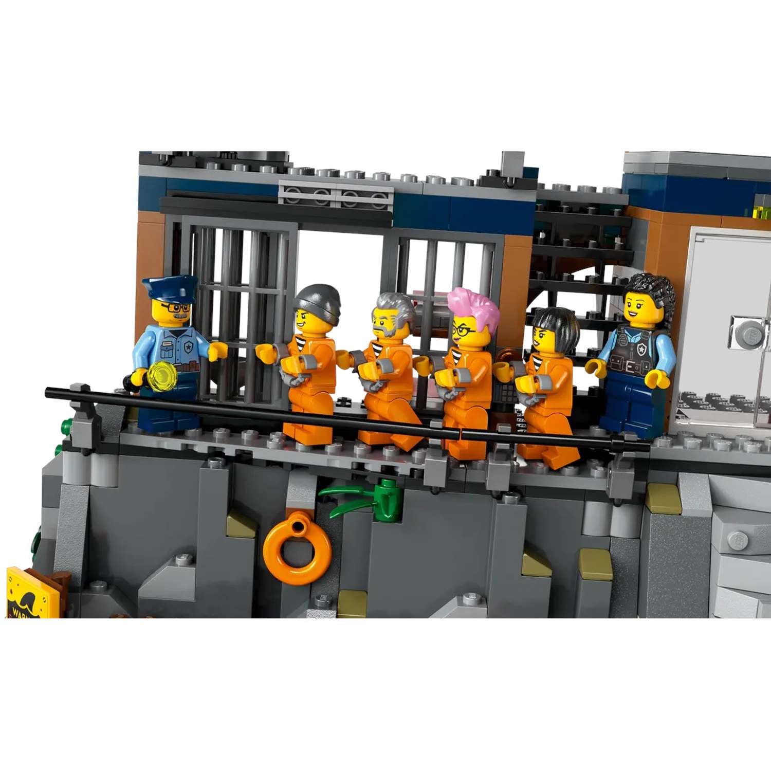 Конструктор LEGO City Police Prison Island 980 дет. - фото 5