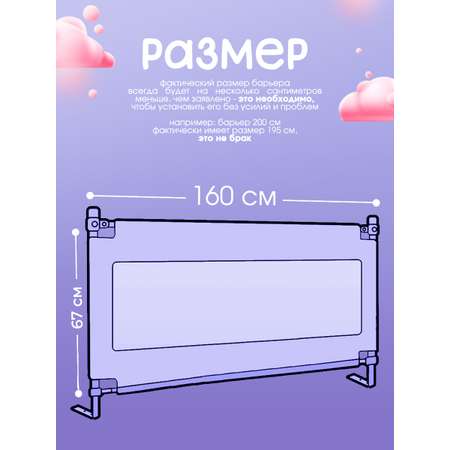 Барьер-ограничитель CINLANKIDS 160 см