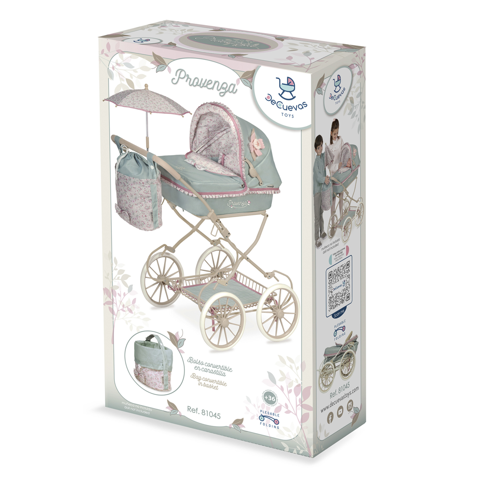 Коляска-люлька для кукол DeCuevas Toys 81045 - фото 9