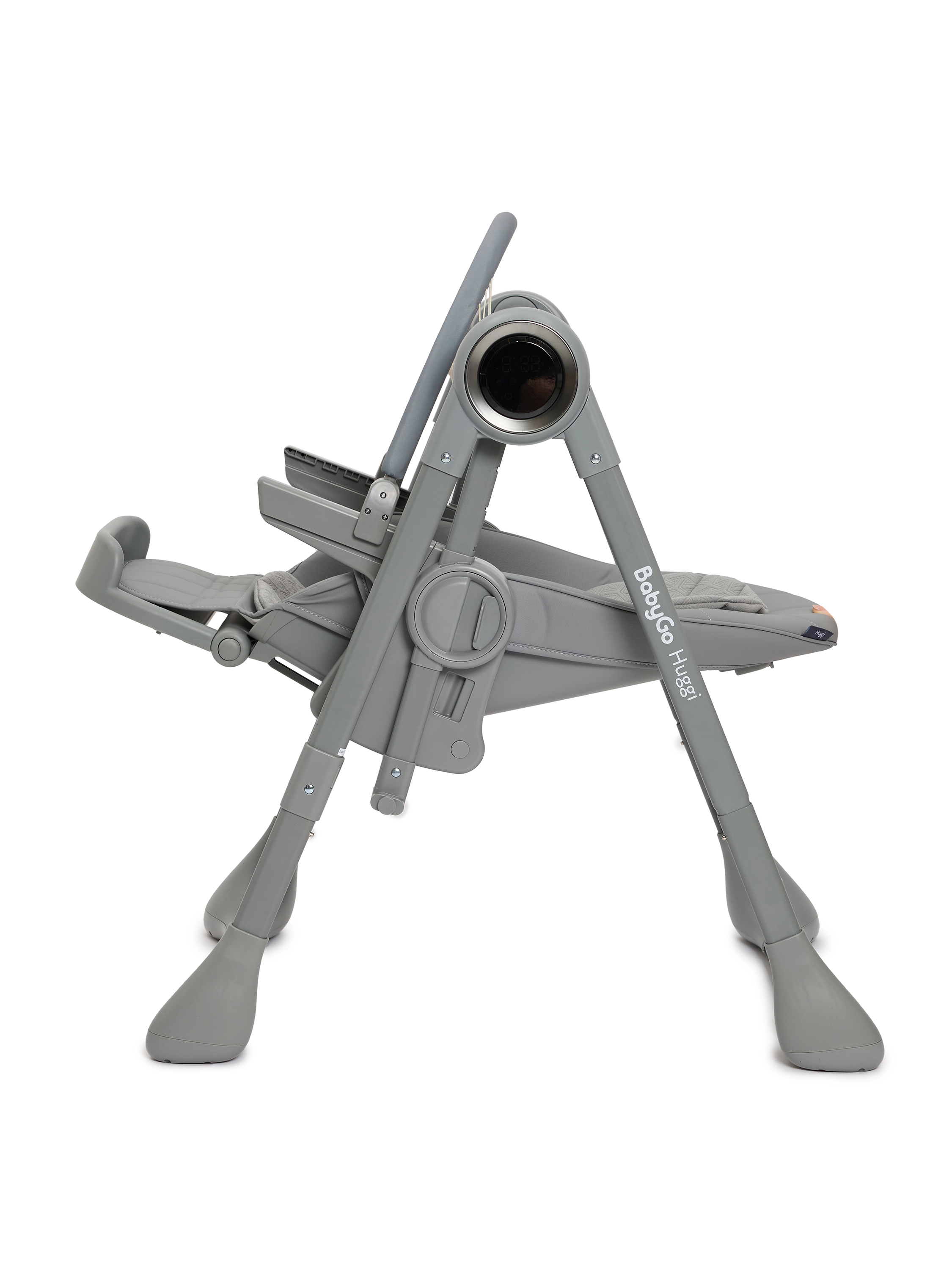 Стульчик для кормления BabyGo Huggi grey серый - фото 22
