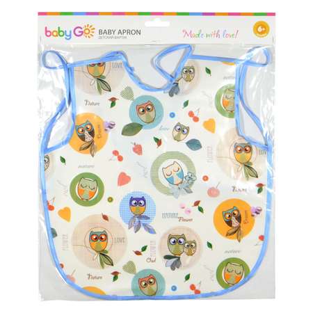 Нагрудник BabyGo клеенка 1 шт. в ассортименте