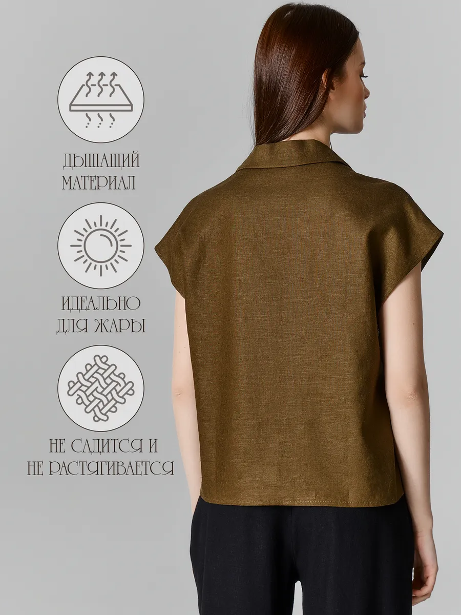 Жакет Mark Formelle (Марк Формэль) 502625/темная олива - фото 3