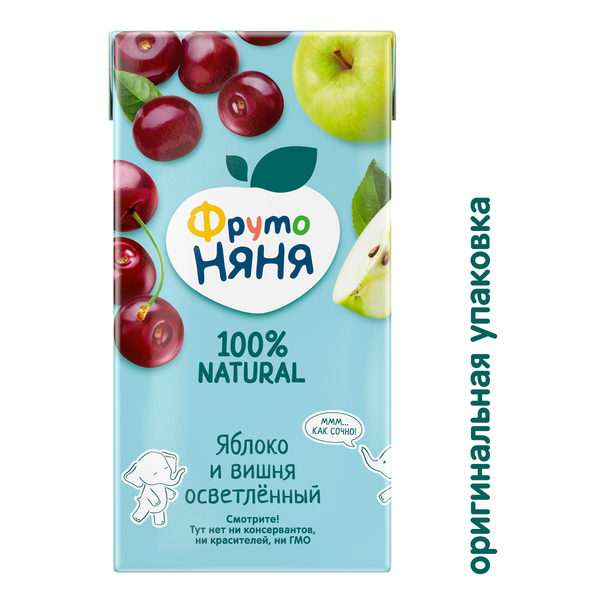 Нектар ФрутоНяня Яблоко-Вишня с 3 лет 0.5 л - фото 2
