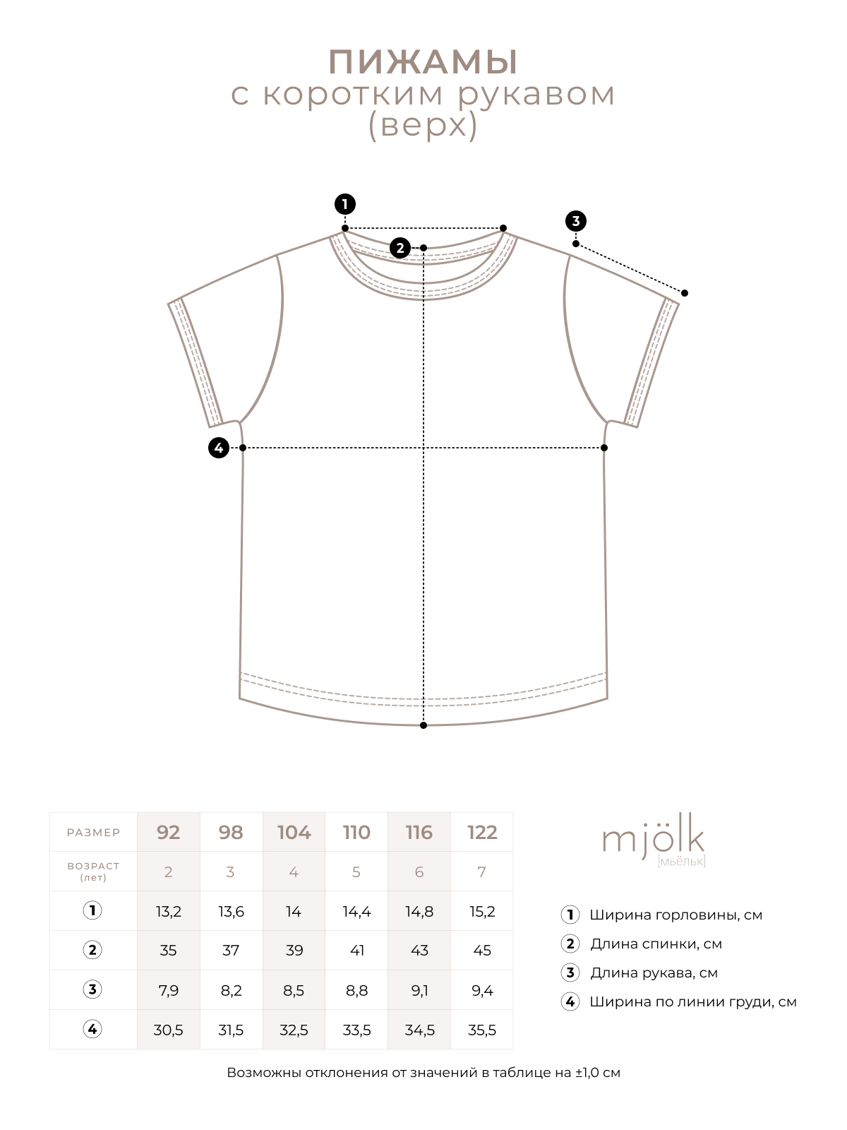 Пижама Mjolk 9186621 - фото 6