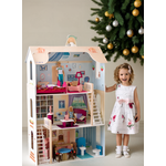 Домик для кукол PAREMO 120 см с мебелью