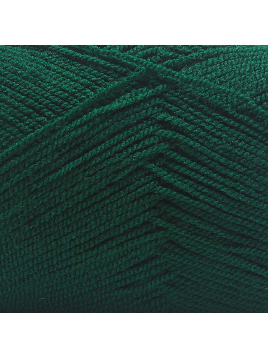 Пряжа YarnArt Super Perlee акриловая 100 г 400 м 590 изумрудный 5 мотков - фото 2