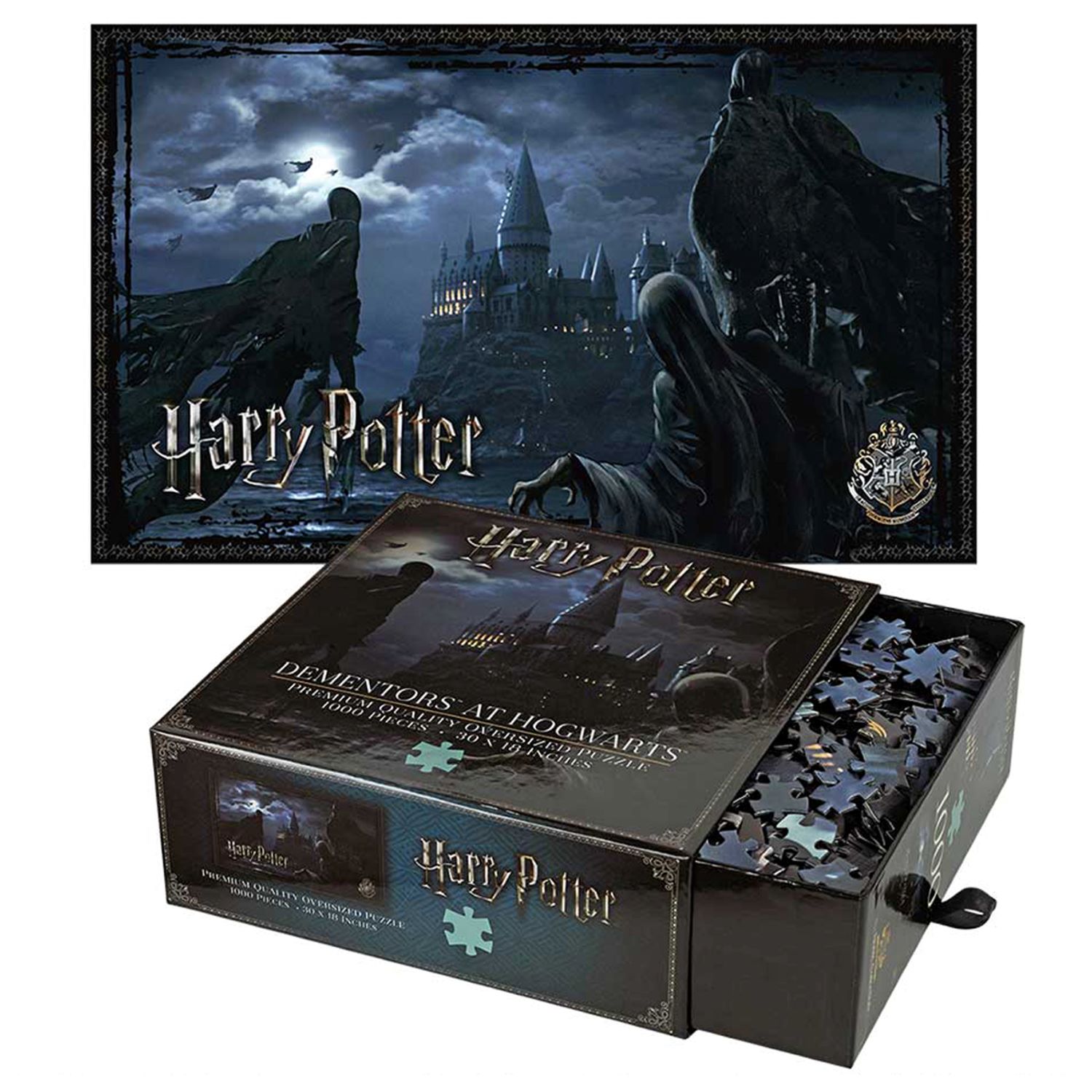 Пазл Harry Potter Хогвартс и дементоры - 1000 эл классический - фото 1