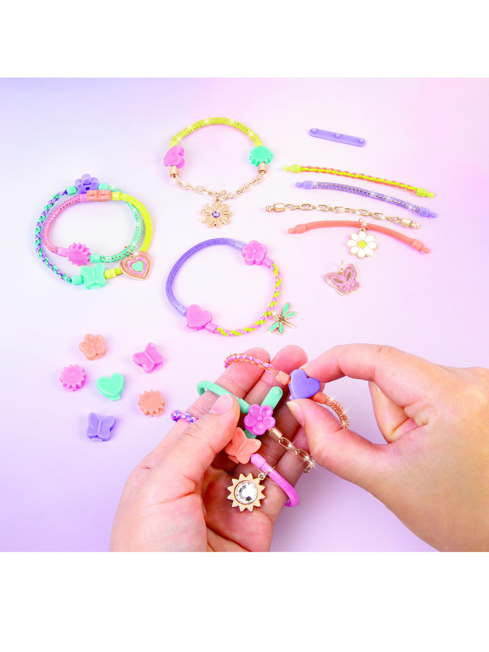 Набор для творчества Make it Real плетение Браслеты Золотое очарование - фото 9