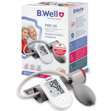 Тонометр B.Well Полуавтоматический PRO-30