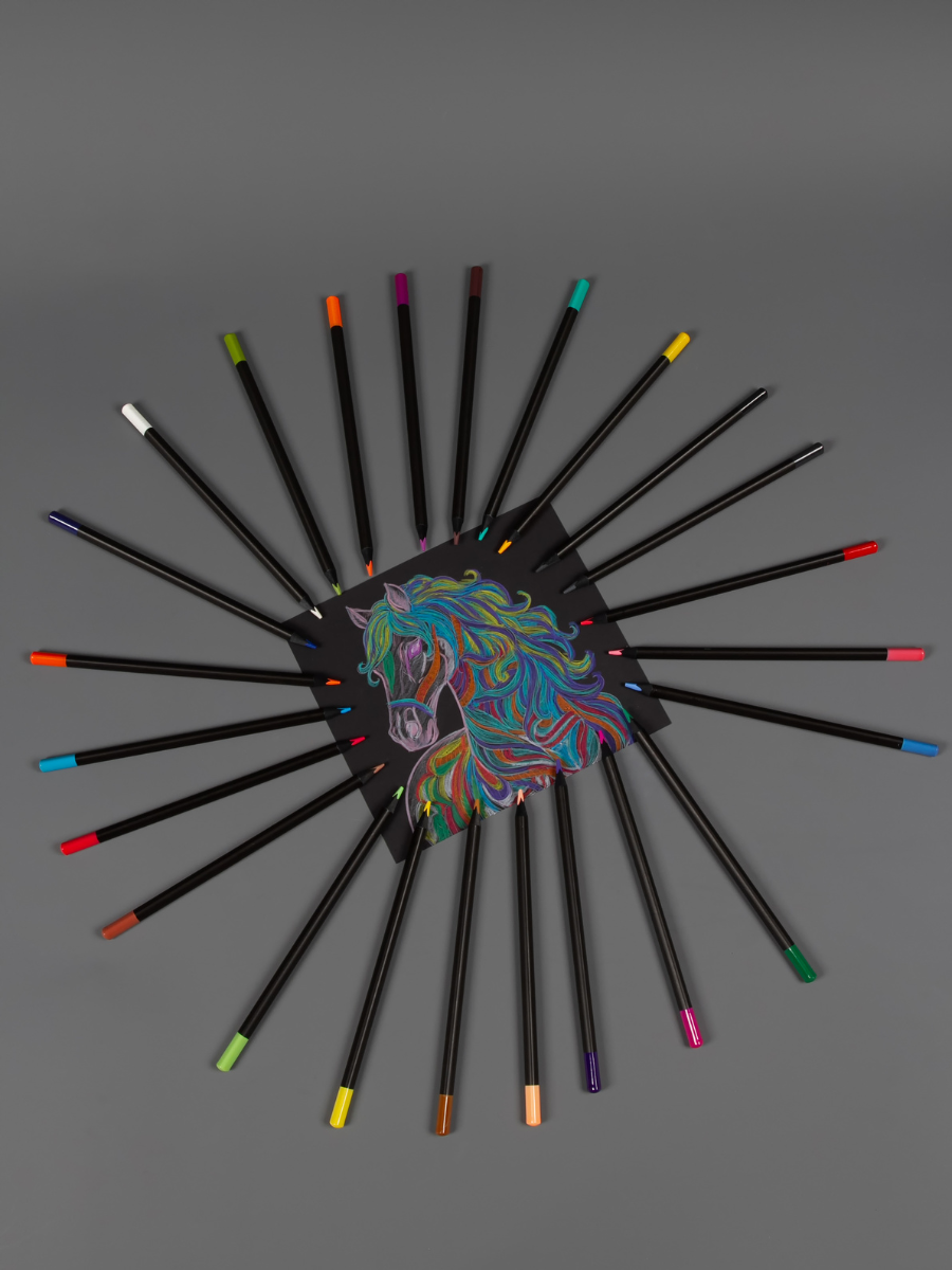 Раскраска для взрослых антистресс AXLER набор для раскрашивания и арт терапии мандалы 20 шт и карандаши 24 цв - фото 13