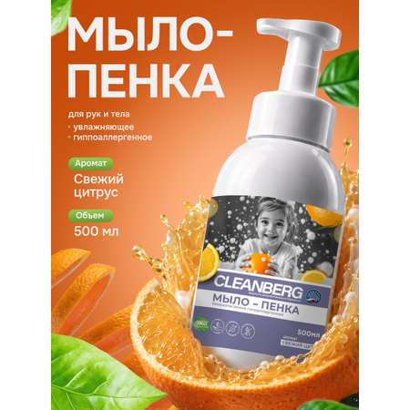 Мыло жидкое Cleanberg 1 шт. 550 г 0.5 мл
